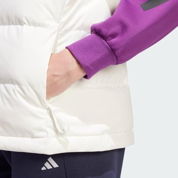 NWT Adidas Helionix White Puffer Down/Feather Vest XL - Picture 3 of 16